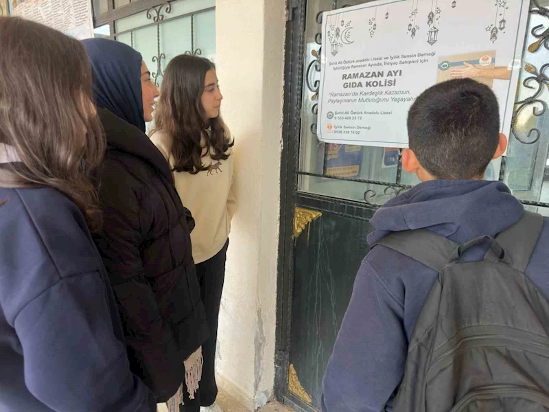 Siverek’te öğrenciler Ramazan ayında ihtiyaç sahibi ailelere yardım edecek
