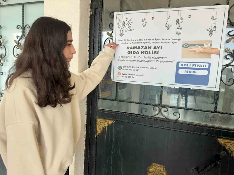 Siverek’te öğrenciler Ramazan ayında ihtiyaç sahibi ailelere yardım edecek
