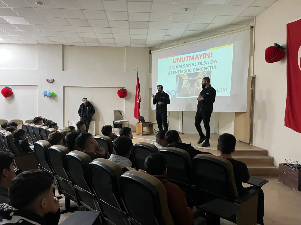 Siirt’e "Siber Güvenlik ve Sanal Suçlara" Yönelik Seminer Düzenledi.