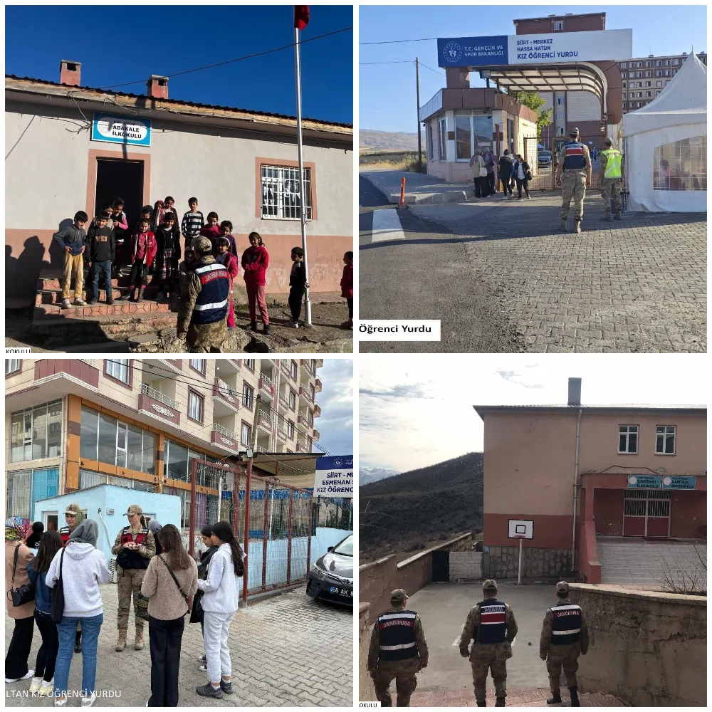 Siirt’te Okul Çevrelerinde Güvenlik Denetimleri Sürüyor