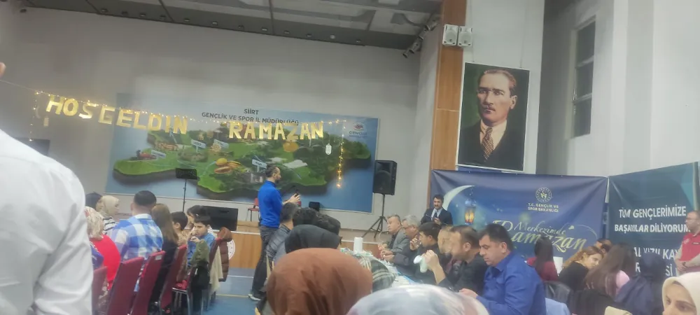 Siirt Gençlik ve Spor İl Müdürlüğü Geleneksel İftar Programı Gerçekleştirdi.
