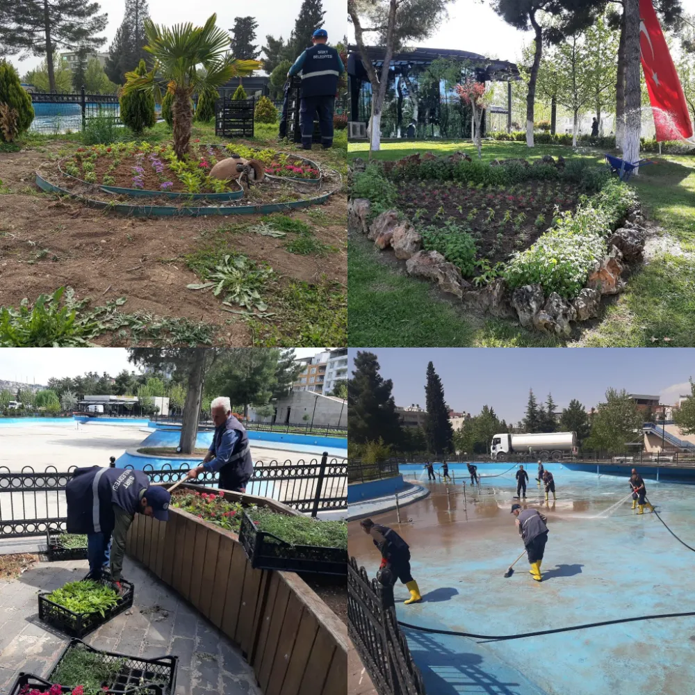 Daha Yaşanabilir Siirt’in  İçin Belediye Ekipleri Sahada