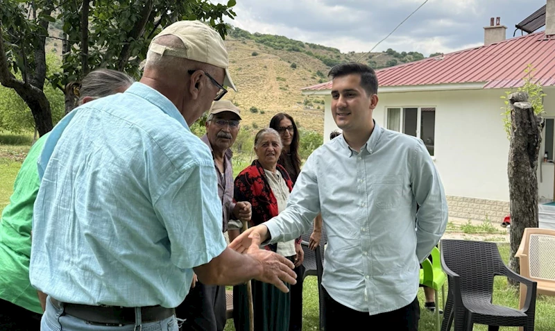 Pülümür Kaymakamı Çolak, köy ziyaretlerini sürdürüyor
