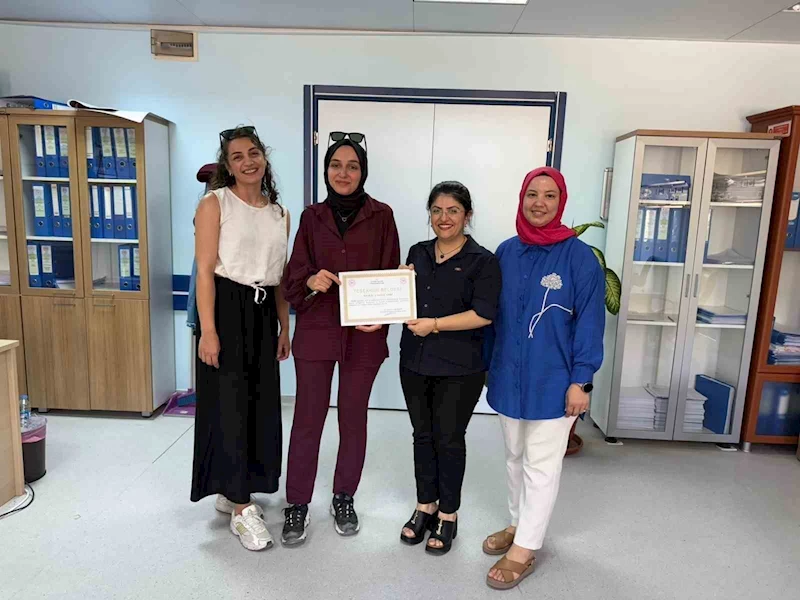 Elazığ’da sağlık hizmetleri istasyonlarına teşekkür belgesi
