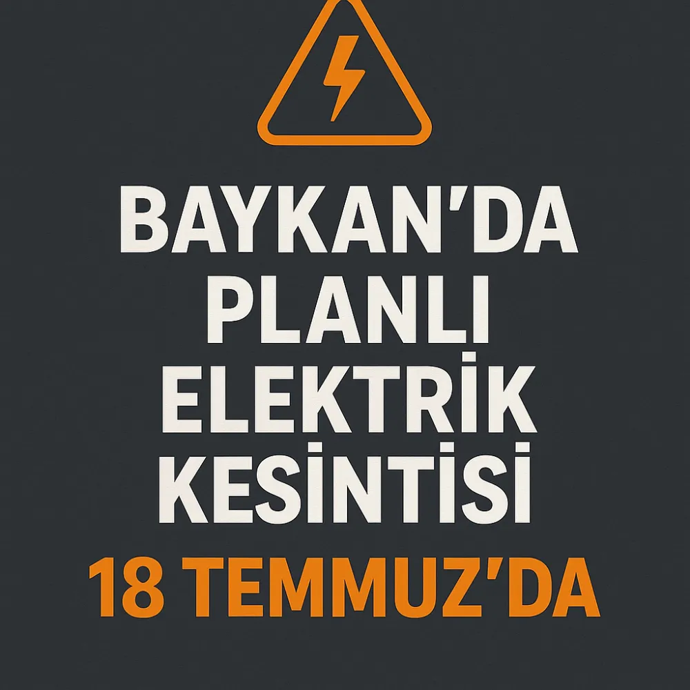 Baykan’da Bugün Planlı Elektrik Kesintisi – Üç Farklı Dilim, 15 Mahalle Etkilenecek