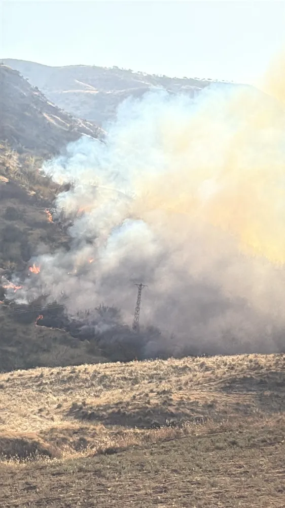 Siirt, Baykan’da Büyük Çaplı Orman Yangını: Söndürme Çalışmaları Sürüyor