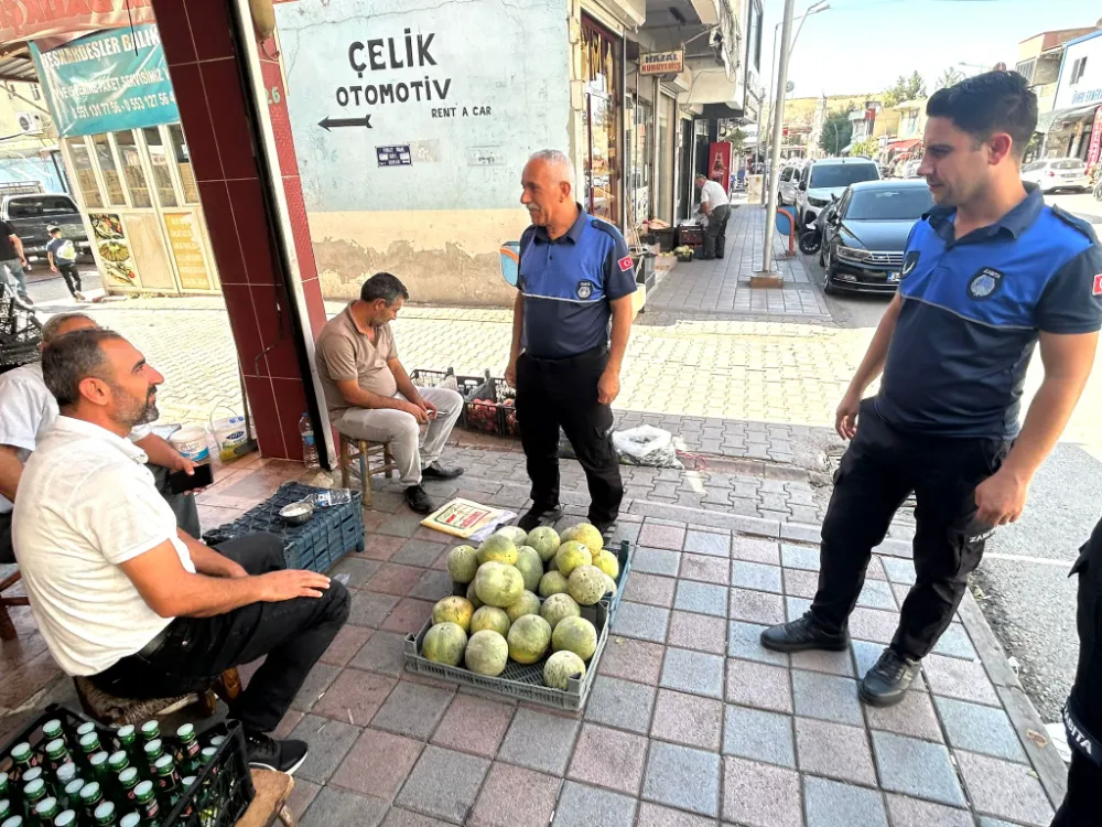 Siirt Kurtalan’da Kaldırım İşgallerine Karşı Denetimler Devam Ediyor