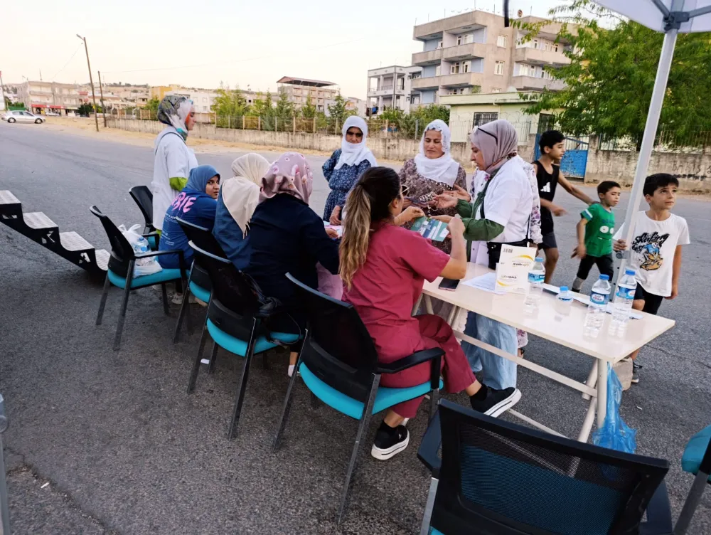 Siirt’te Kanserle Mücadelede Mobil Mamografi Aracı Doğan Mahallesi’nde