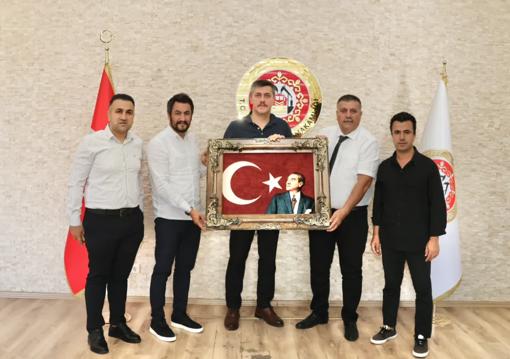 Siirt, Gençlik ve Spor Heyetinden Kaymakam Samet Serin’e Ziyaret