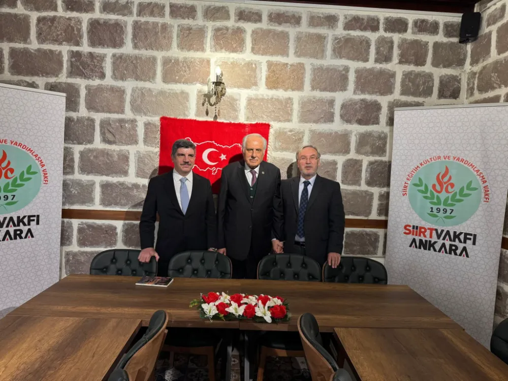 Prof. Dr. Yasin Aktay’dan Ankara Siirt Vakfı’na Ziyaret