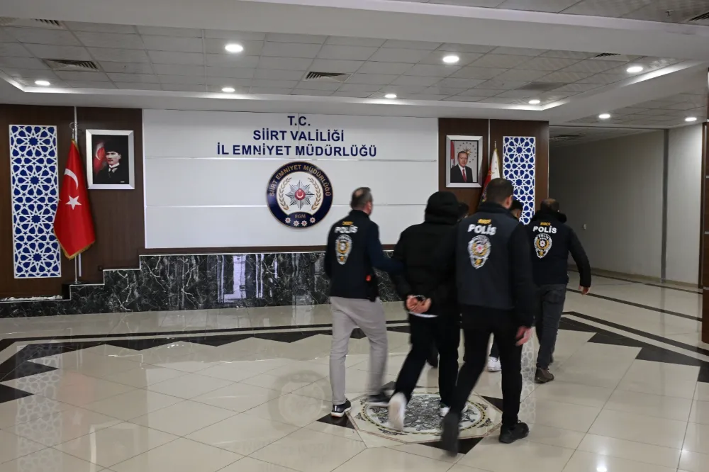 SİİRT EMNİYETİ’NDEN “SAZAN SARMALI” OPERASYONU