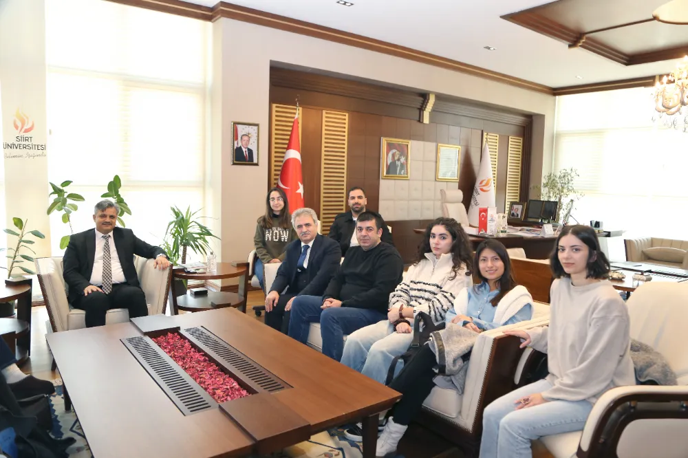 CEDİD Derneği’nden Siirt Üniversitesi Rektörü Prof. Dr. Nihat Şındak’a Ziyaret