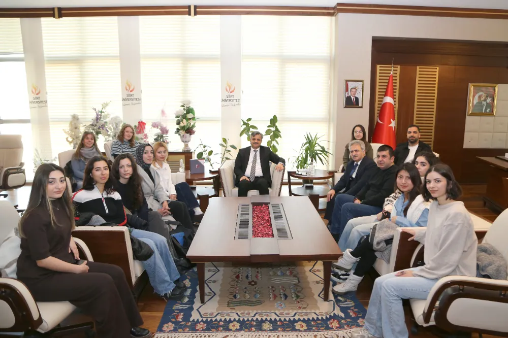 CEDİD Derneği’nden Siirt Üniversitesi Rektörü Prof. Dr. Nihat Şındak’a Ziyaret