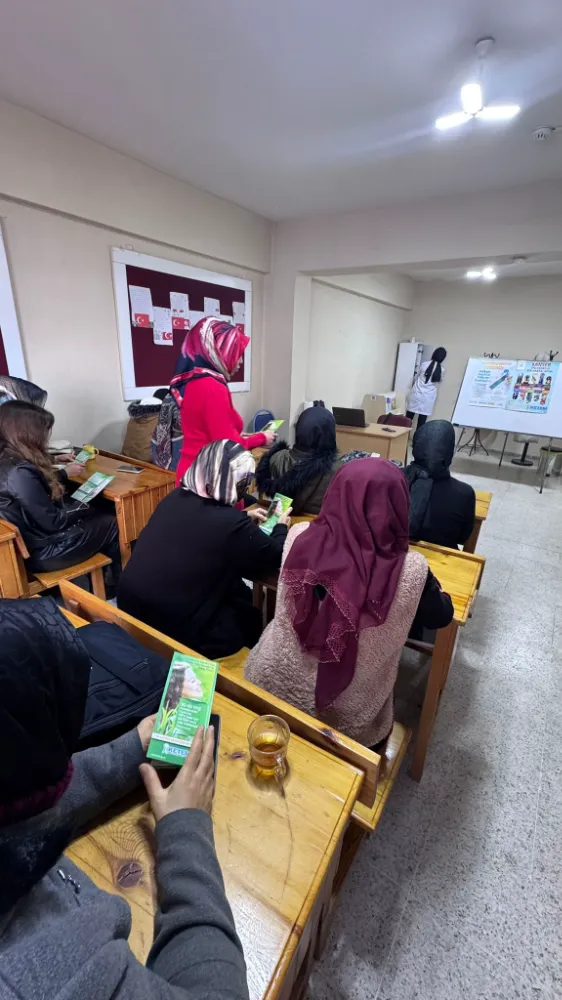 Siirt’te Ocak Ayı Rahim Ağzı (Serviks) Kanseri Farkındalık Eğitimi Düzenlendi