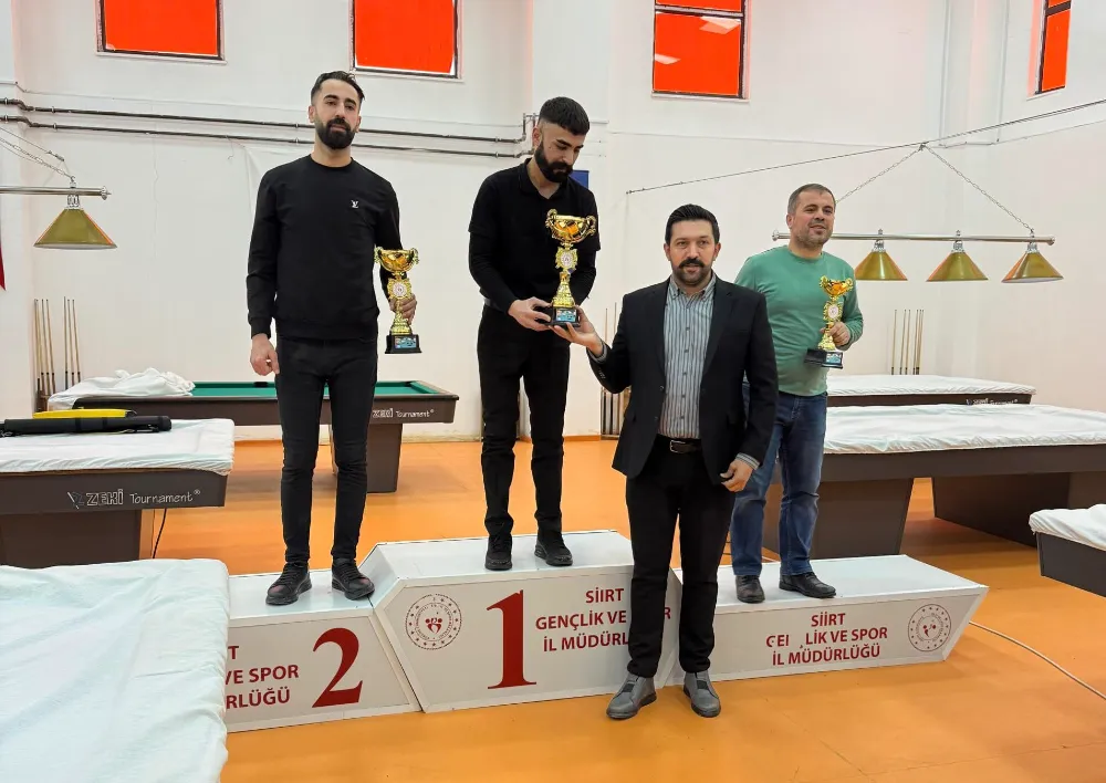 Pool Bilardo İl Seçmeleri Siirt’te Tamamlandı: Şampiyonaya Gidecek İsimler Belli Oldu