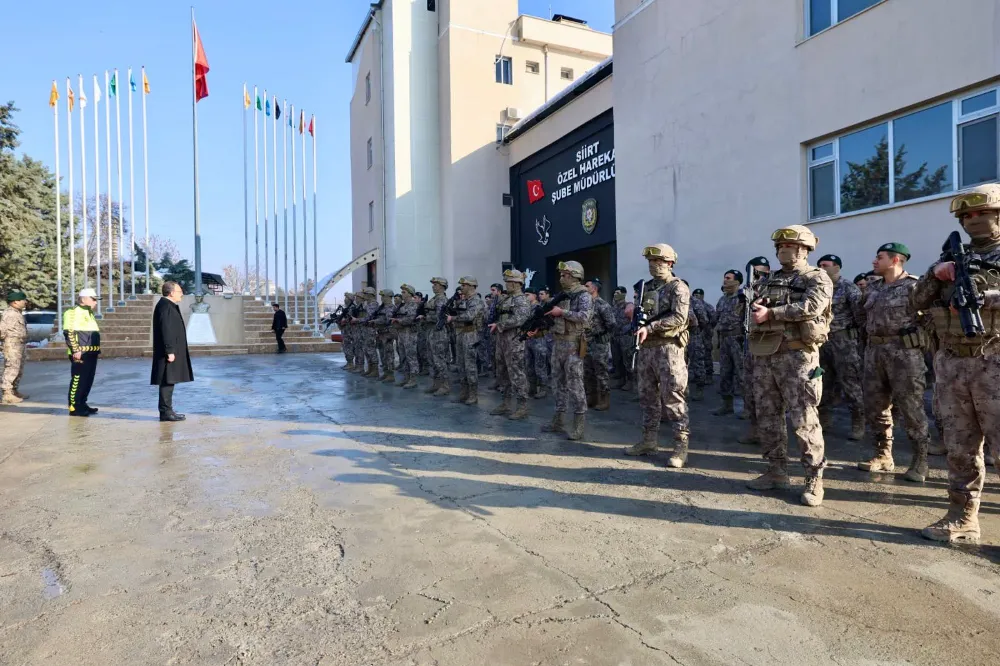 VALİ KIZILKAYA: “EMNİYET TEŞKİLATIMIZ SİİRT’İN HUZURUNUN EN GÜÇLÜ TEMİNATIDIR”