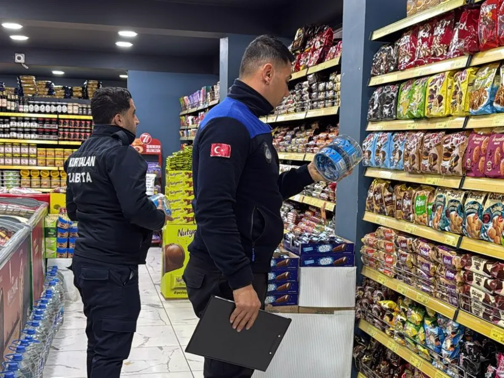 Kurtalan’da Zabıta Ekiplerinden Marketlere Sıkı Denetim