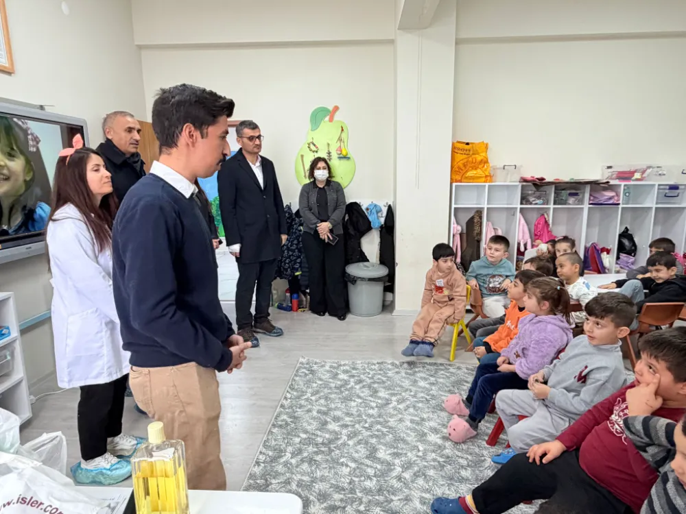 Siirt Yağmurtepe Anaokulu’nda Sağlıklı Yaşam Bilinci Aşılanıyor