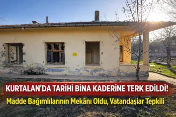 Siirt Kurtalan’da Tarihi Bina Terk Edildi: Vatandaşlar Restorasyon Bekliyor
