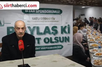 Siirt Vakfı’nda “Paylaş Ki Umut Olsun” İftar Programı Genel Başkan Zeki Akyüz: “Ramazan, dayanışma ve kardeşliğin en güçlü zamanıdır”