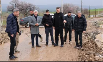 KURTALAN KAYMAKAMI SAMET SERİN SAHADA İNCELEMELERDE BULUNDU