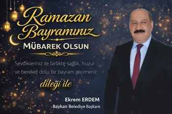 Baykan Belediye Başkanı Ekrem Erdem’den Ramazan Bayramı Mesajı