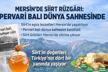 Mersin’de Siirt Rüzgârı: Pervari Balı Dünya Sahnesinde, Yöresel Ürünler Yoğun İlgi Görüyor