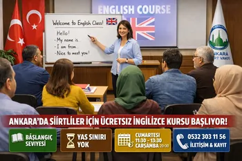 ANKARA’DA SİİRTLİLER İÇİN ÜCRETSİZ İNGİLİZCE KURSU BAŞLIYOR