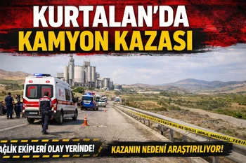 Kurtalan’da Kamyon Kazası: Çimento Fabrikası Mevkiinde Trafik Kazası
