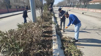 Kurtalan’da Park ve Bahçelerde Bahar Bakımı Çalışmaları Sürüyor